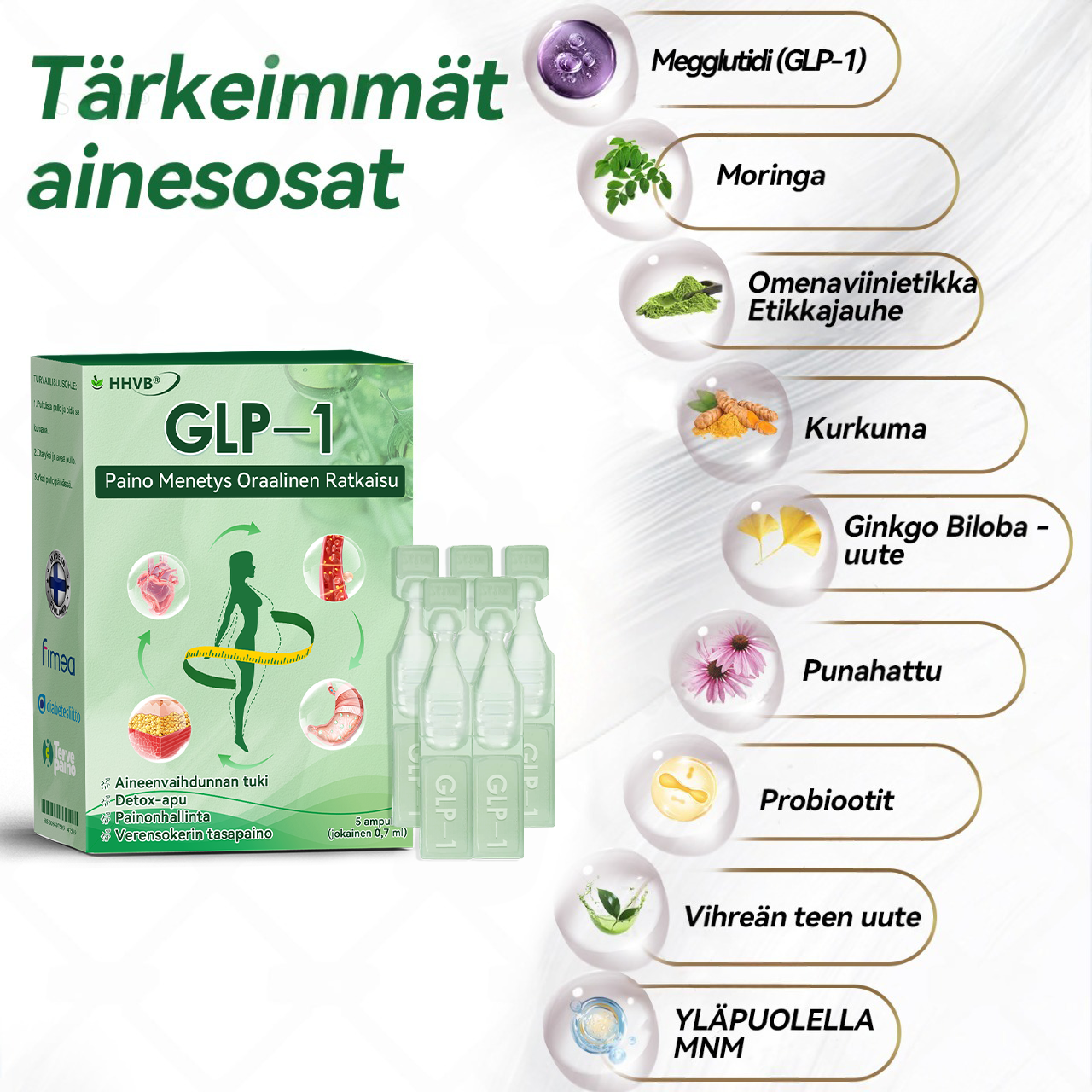đ»đ»đđ”Âźâ ïž Vain 10 pakkausta jĂ€ljellĂ€! Hanki nyt 30 % alennus! âš Endokrinologien suosittelema: 4â6 pakkausta auttaa vakauttamaan painonpudotusta ja estĂ€mÀÀn painon palaamista. Viimeinen tilaisuus ennen vuodenvaihdetta â Ă€lĂ€ missaa tĂ€tĂ€! đ