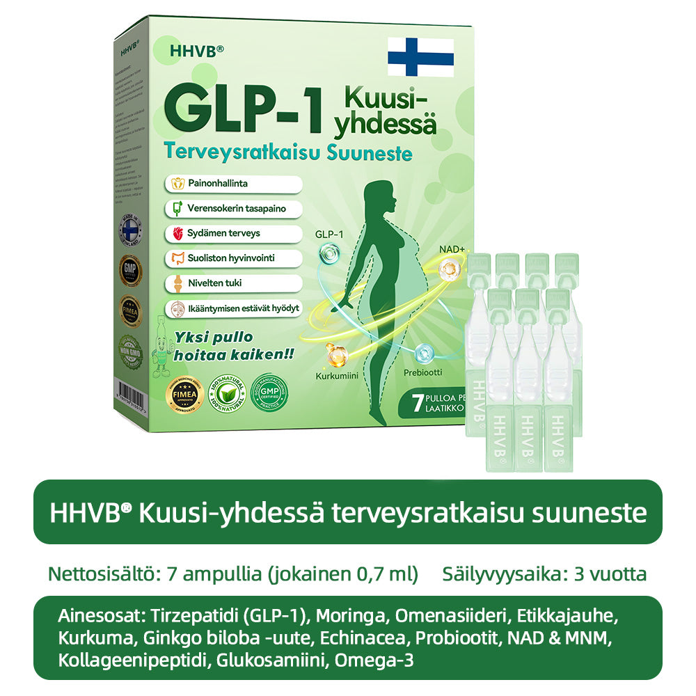 Virallinen Kauppa | 𝙃𝐻𝑽𝖡®💃𝐺𝐿𝑃-𝟏 𝑺𝑰𝑿 𝑰𝑵-𝑶𝑵𝑬 Terveysratkaisu Suun kautta otettava neste (Vain yksi annos päivässä — näkyviä tuloksia jo 7 päivässä)  ✅ Lihavuuteen, sydän- ja verisuoniterveyteen, diabetekseen, uniapneaan, nivelongelmiin ja muuhun
