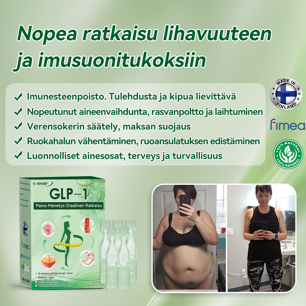 𝑽𝒊𝒓𝒂𝒍𝒍𝒊𝒏𝒆𝒏 𝒌𝒂𝒖𝒑𝒑𝒂 | 𝑯𝑯𝑽𝑩® 𝑮𝑳𝑷-1 𝑷𝒂𝒊𝒏𝒐𝒏𝒉𝒂𝒍𝒍𝒊𝒏𝒕𝒂𝒍𝒊𝒖𝒐𝒔 – 🔬 𝑻𝒖𝒌𝒆𝒆 𝒍𝒊𝒉𝒂𝒗𝒖𝒖𝒅𝒆𝒏, 𝒔𝒚𝒅ä𝒏- 𝒋𝒂 𝒗𝒆𝒓𝒊𝒔𝒖𝒐𝒏𝒊𝒕𝒂𝒖𝒕𝒊𝒆𝒏, 𝒅𝒊𝒂𝒃𝒆𝒕𝒆𝒌𝒔𝒆𝒏, 𝒖𝒏𝒊𝒂𝒑𝒏𝒆𝒂𝒏, 𝒏𝒊𝒗𝒆𝒍𝒐𝒏𝒈𝒆𝒍𝒎𝒊𝒆𝒏 𝒋𝒂 𝒎𝒖𝒊𝒅𝒆𝒏 𝒗𝒂𝒊𝒗𝒐𝒋𝒆𝒏 𝒉𝒐𝒊𝒕𝒐𝒂 💎