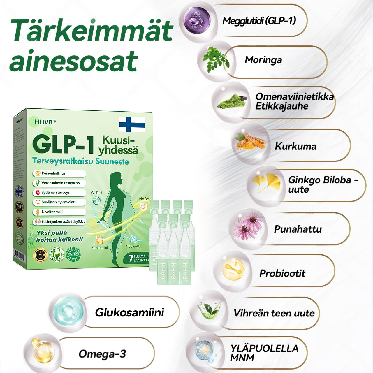 Virallinen Kauppa | 𝙃𝐻𝑽𝖡®💃𝐺𝐿𝑃-𝟏 𝑺𝑰𝑿 𝑰𝑵-𝑶𝑵𝑬 Terveysratkaisu Suun kautta otettava neste (Vain yksi annos päivässä — näkyviä tuloksia jo 7 päivässä)  ✅ Lihavuuteen, sydän- ja verisuoniterveyteen, diabetekseen, uniapneaan, nivelongelmiin ja muuhun